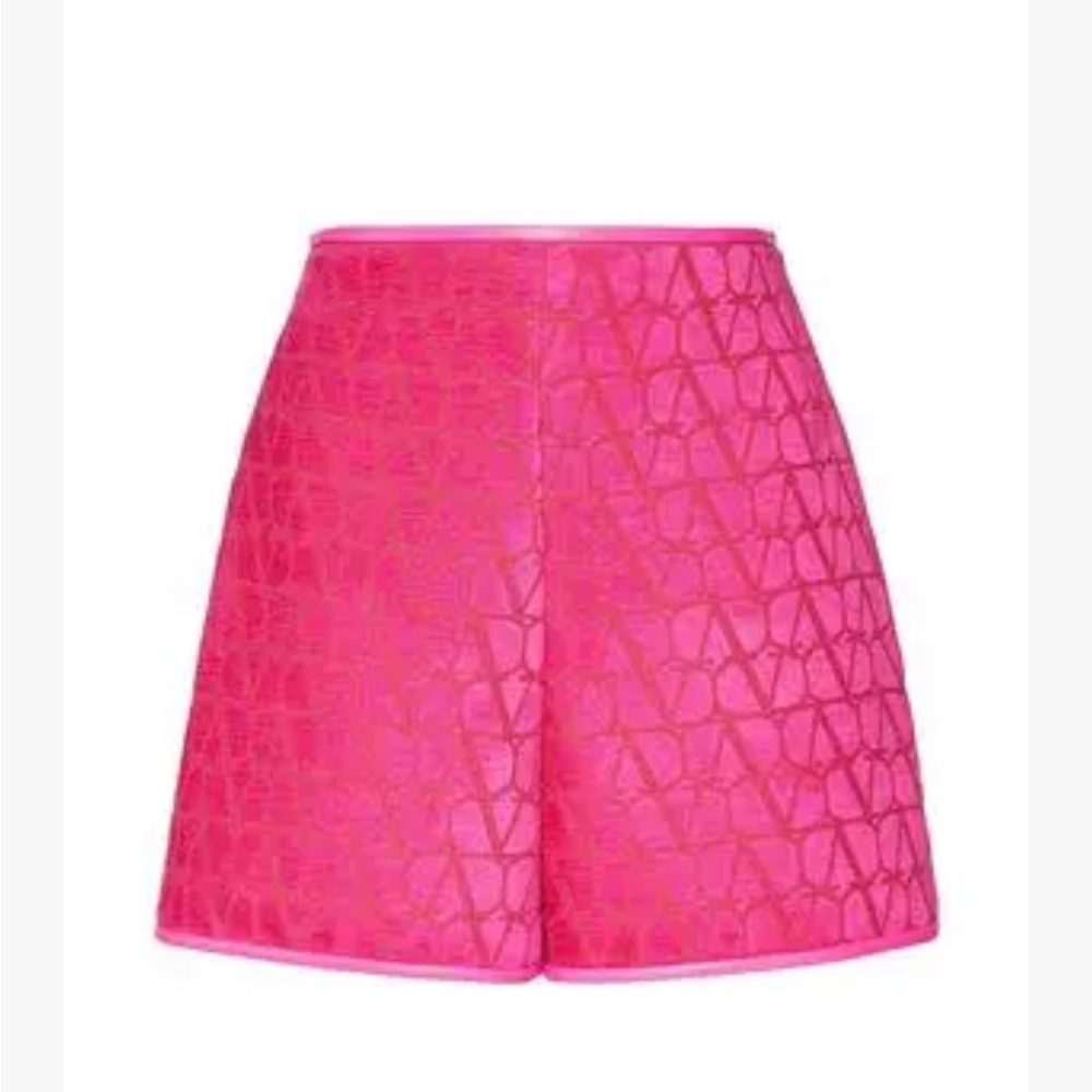 Valentino High Waist Pink Shorts